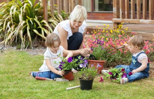 Proper lawn mowing techniques